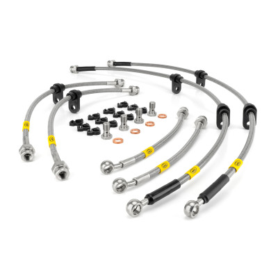 Seat Toledo I 1.6 ABS / Rear Discs / from ch - 1L-ZD342 001 1991-1999 Brake Lines HEL Stainless Steel Braided