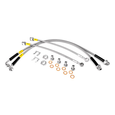 Mazda MX-5 ND All Models with Factory Front Brembo Upgrade 2016- Brake Lines HEL Stainless Steel Braided